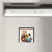  patriottische Soldaat voor Victory Liberty Loan Magneet (Insitu (Vaatwasser))