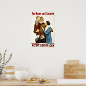  patriottische Soldaat voor Victory Liberty Loan Poster (Keuken)