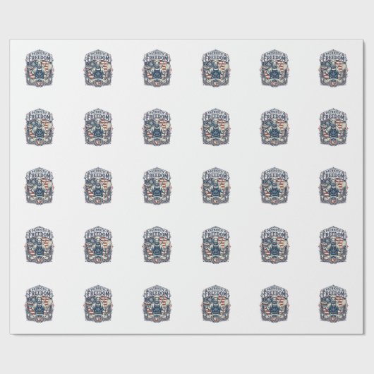 Patriottische Sourdough Bakker Cadeaupapier (Vlak)
