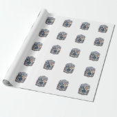 Patriottische Sourdough Bakker Cadeaupapier (Uitgerold)