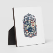 Patriottische Sourdough Bakker Fotoplaat (Voorkant)