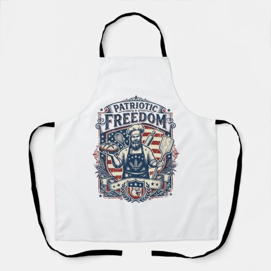 Patriottische Sourdough Bakker Schort (Voorkant)