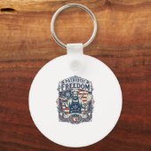 Patriottische Sourdough Bakker Sleutelhanger (Voorkant)