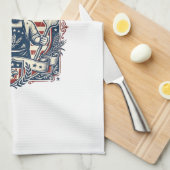 Patriottische Sourdough Bakker Theedoek (Quarter Fold)