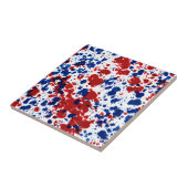 Patriottische Spatten Tegeltje (Zijkant)