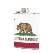 Patriottische, speciale fles met Californische vla Heupfles (Links)