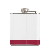 Patriottische, speciale fles met Californische vla Heupfles (Achterkant)