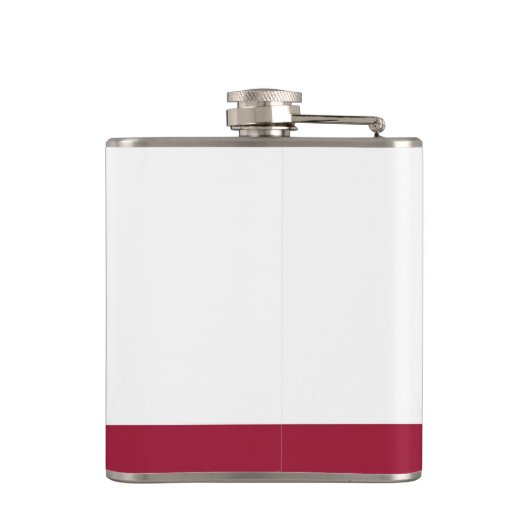 Patriottische, speciale fles met Californische vla Heupfles (Achterkant)