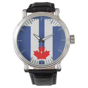 Patriottische speciale horloge met vlag van Toront