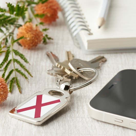 Patriottische, speciale sleutelhanger met vlag van (Zijkant)