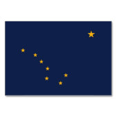 Patriottische, speciale tafelkaart met vlag van Al Kaart (Achterkant)