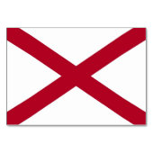 Patriottische, speciale tafelkaart met vlag van Al Kaart (Achterkant)