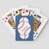 Patriottische spelkaarten voor honkbalsport speelkaarten (Achterkant)