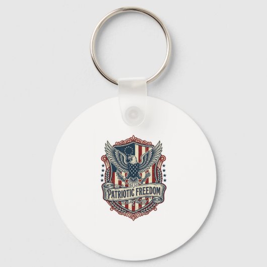 Patriottische Staats trots Serie Vector Grafische Sleutelhanger (Voorkant)