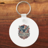 Patriottische Staats trots Serie Vector Grafische Sleutelhanger (Voorkant)