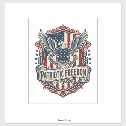 Patriottische Staats trots serie vector grafische Sticker (Vel)