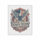 Patriottische Staats trots Serie Vector Grafische Sticker (Voorkant)