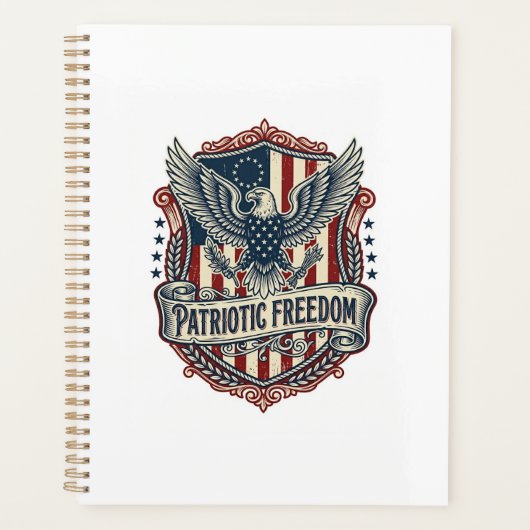 Patriottische Staats trots serie Vector Graphic T- Planner (Voorkant)
