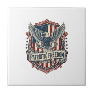 Patriottische Staats trots serie Vector Graphic T- Tegeltje