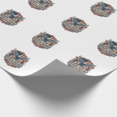 Patriottische Staats trots Serie Vector Graphic Te Cadeaupapier (Hoek)