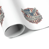Patriottische Staats trots Serie Vector Graphic Te Cadeaupapier (Rol Hoek)