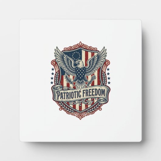 Patriottische Staats trots Serie Vector Graphic Te Fotoplaat (Voorkant)