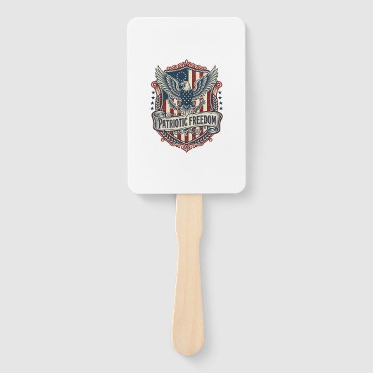 Patriottische Staats trots Serie Vector Graphic Te Handwaaier (Voorkant)
