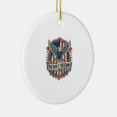 Patriottische Staats trots Serie Vector Graphic Te Keramisch Ornament (Rechts)