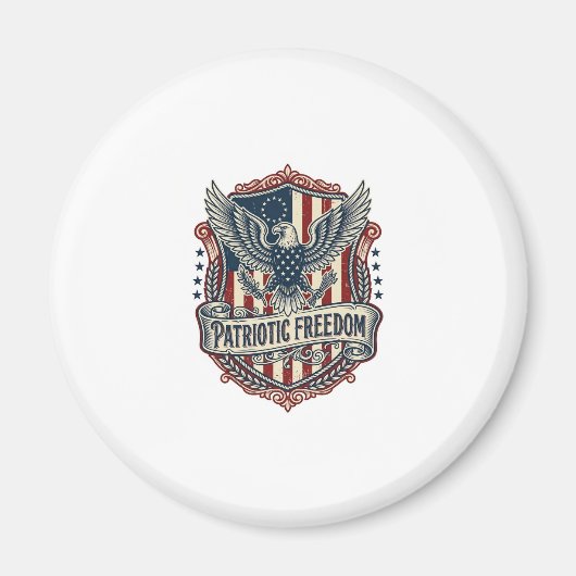 Patriottische Staats trots serie Vector Graphic Te Magneet (Voorkant)