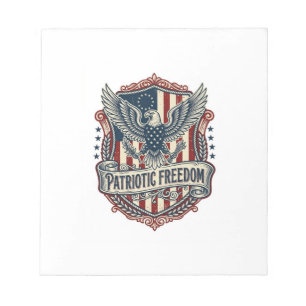 Patriottische Staats trots Serie Vector Graphic Te Notitieblok