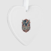 Patriottische Staatstrots Serie Vector Graphic T-s Ornament (voorkant)