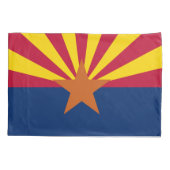 Patriottische staatsvlag Arizona Kussensloop (Achterkant)