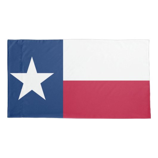 Patriottische staatsvlag Texas Kussensloop (Achterkant)