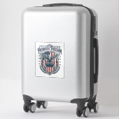 Patriottische stad trots serie vector grafische T- Sticker (Koffer)
