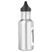 Patriottische stad trots serie vector grafische T- Waterfles (Links)