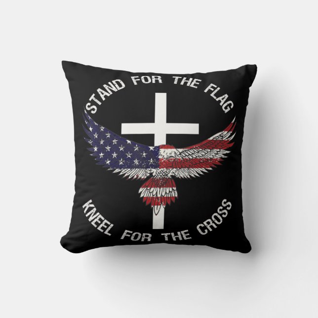 patriottische standaard voor de vlaggenketel voor  kussen (Voorkant)