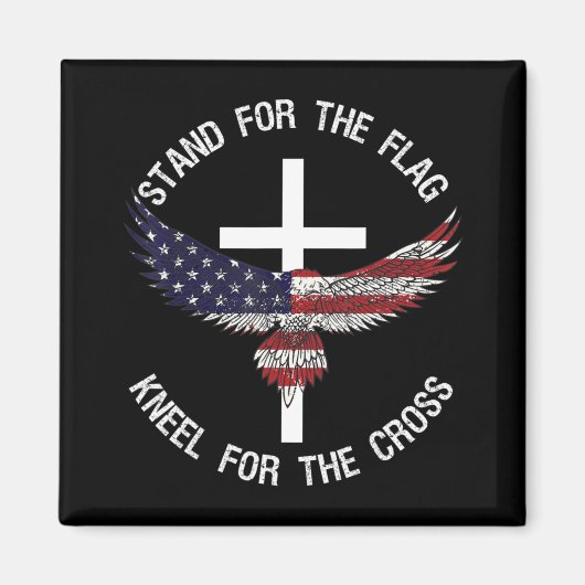 patriottische standaard voor de vlaggenketel voor  magneet (Voorkant)