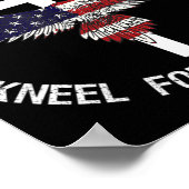 patriottische standaard voor de vlaggenketel voor poster (Hoek)