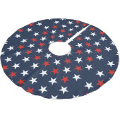 Patriottische stars Design Tree Skirt Kerstboom Rok (Gekanteld)