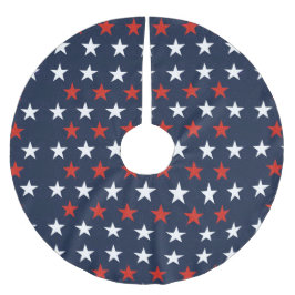 Patriottische stars Design Tree Skirt Kerstboom Rok