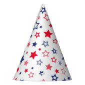 Patriottische Stars Party Pet Feesthoedjes (Links)