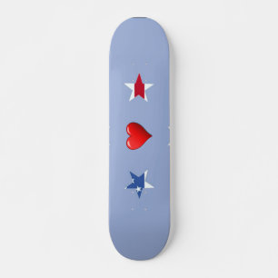 Patriottische stars skateboard