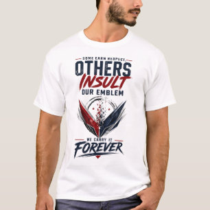 Patriottische Statement Grafische T-Shirt