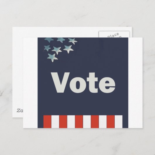 Patriottische stemming briefkaart (Voorkant / Achterkant)