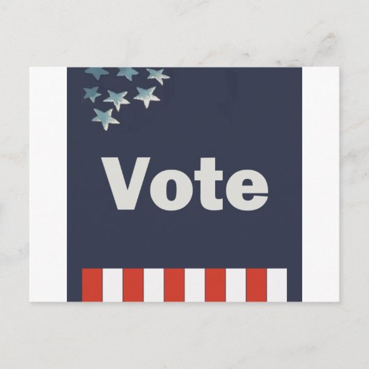 Patriottische stemming briefkaart (Voorkant)