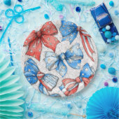 patriottische stemming papieren bordje (Feest)