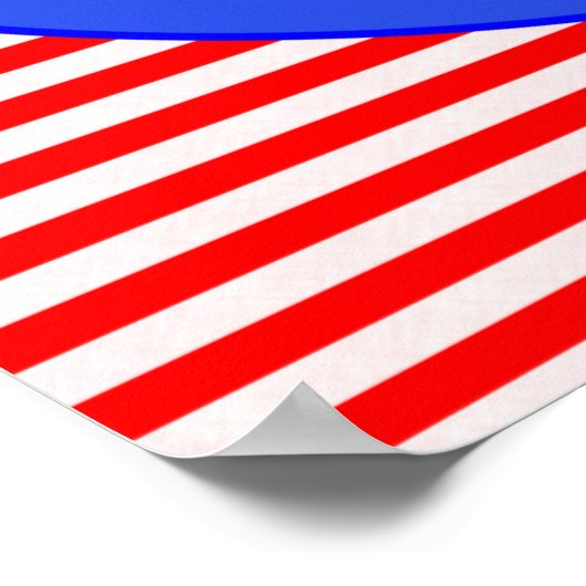 patriottische ster 2 poster (Hoek)