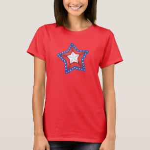 Patriottische ster T-Shirt