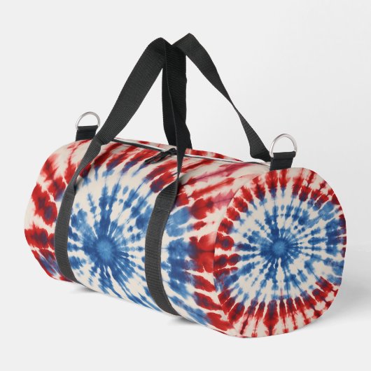 Patriottische Ster Tie Dye Gear Tas (Linkerhoek)