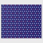Patriottische Sterren 2 Cadeaupapier (Vlak)